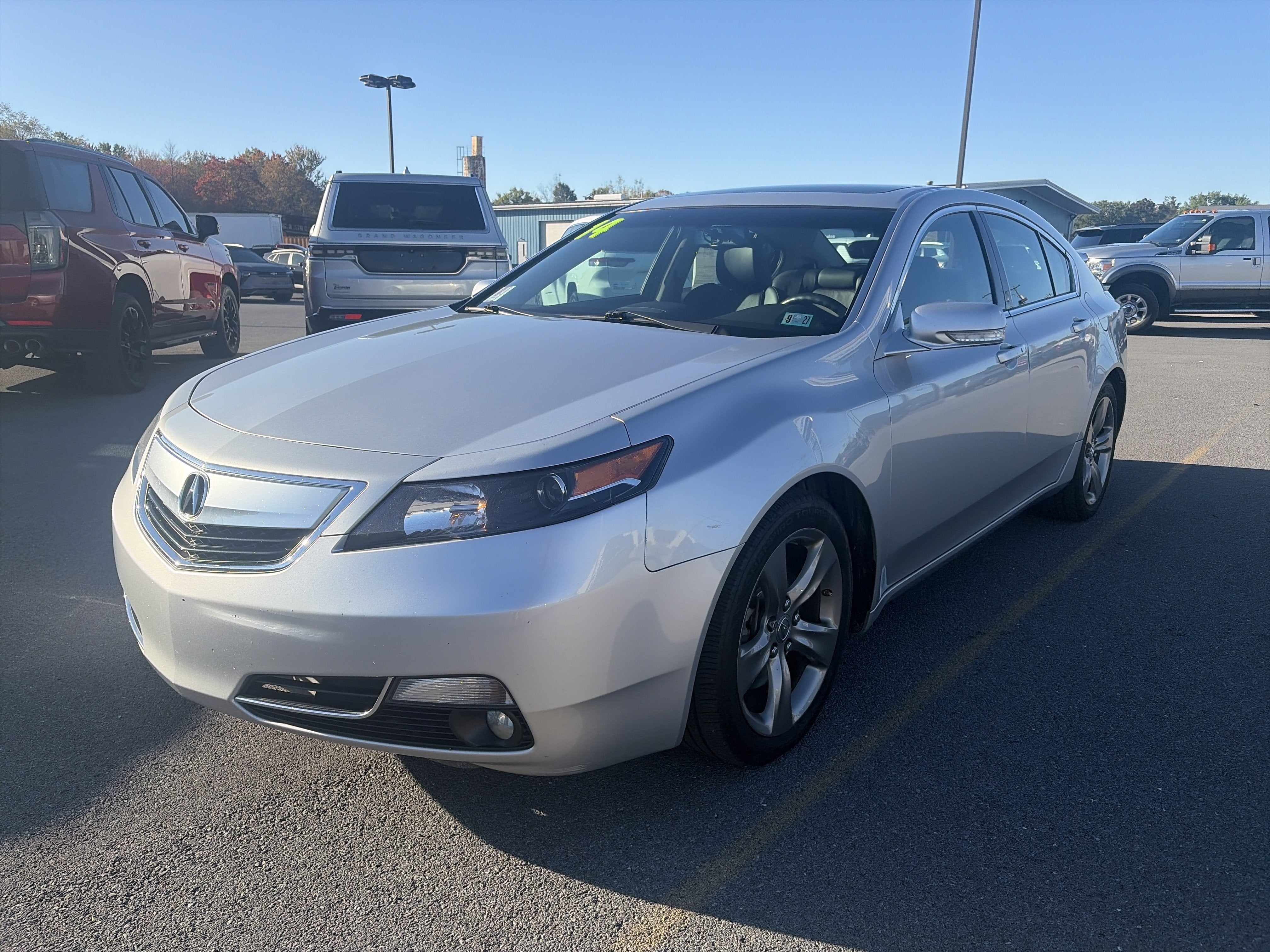 Used 2014 Acura TL Technology Package with VIN 19UUA9F50EA001884 for sale in Philipsburg, PA