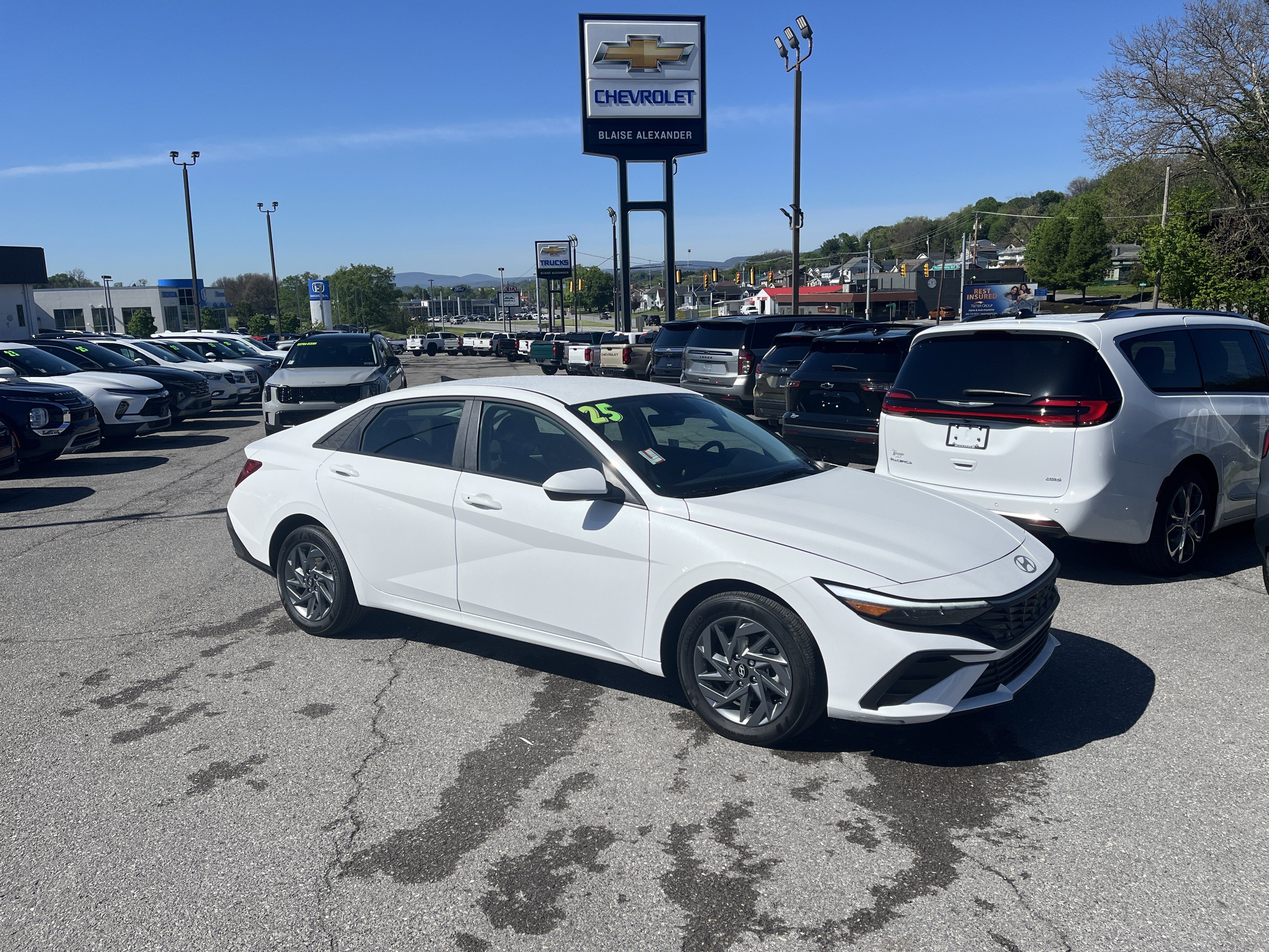 2025 Hyundai Elantra Hybrid Blue