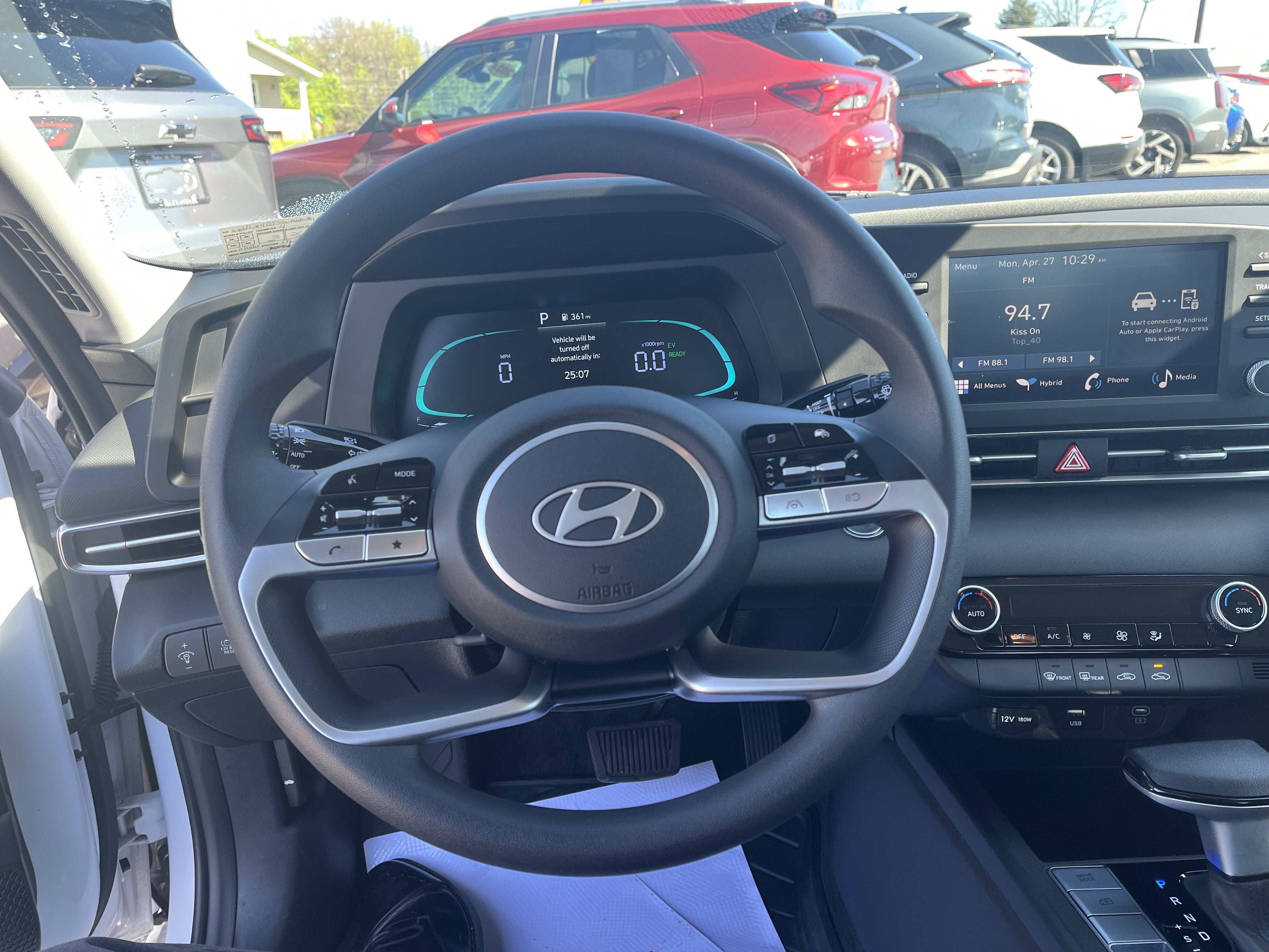 2025 Hyundai Elantra Hybrid Blue