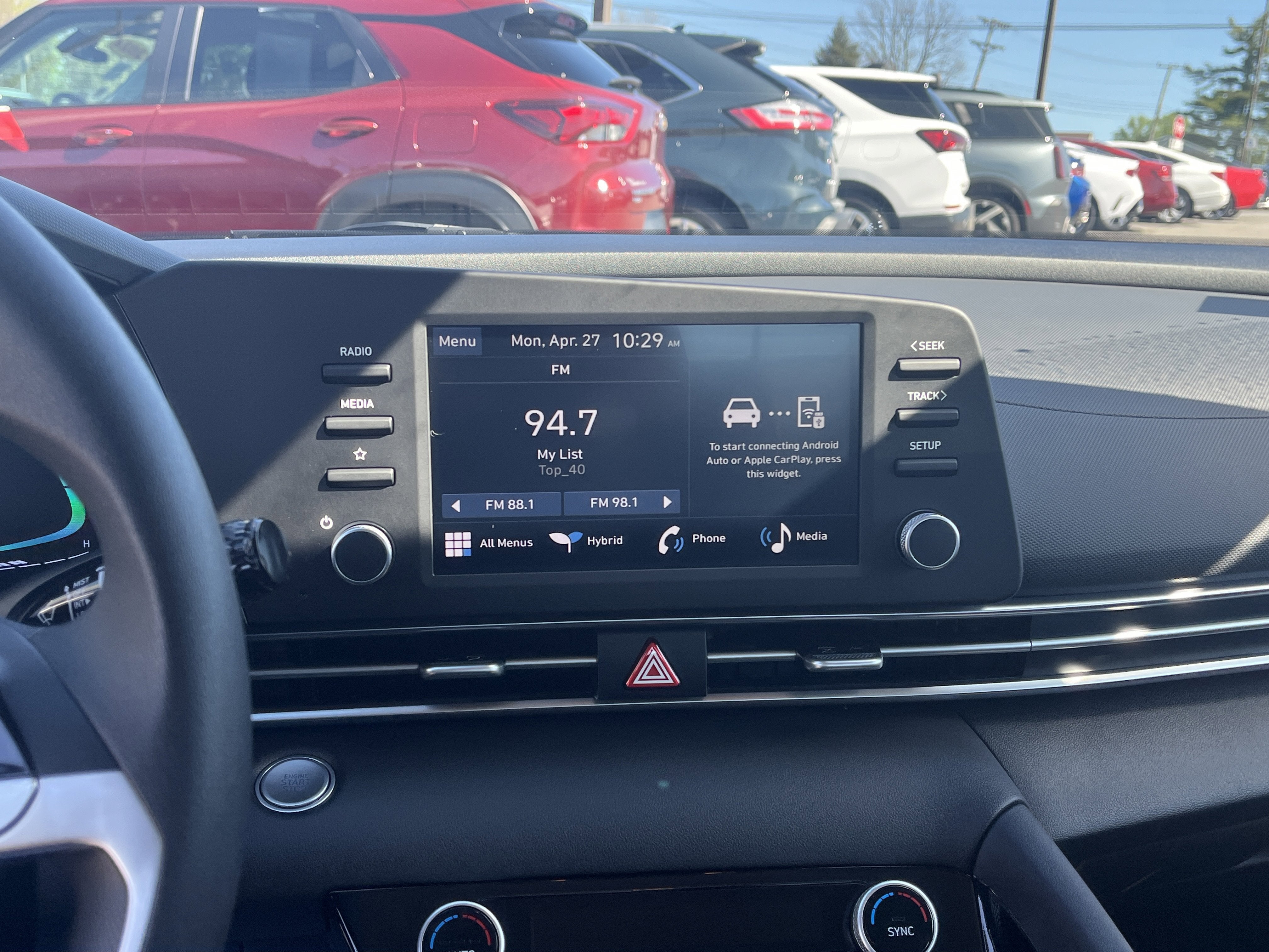 2025 Hyundai Elantra Hybrid Blue