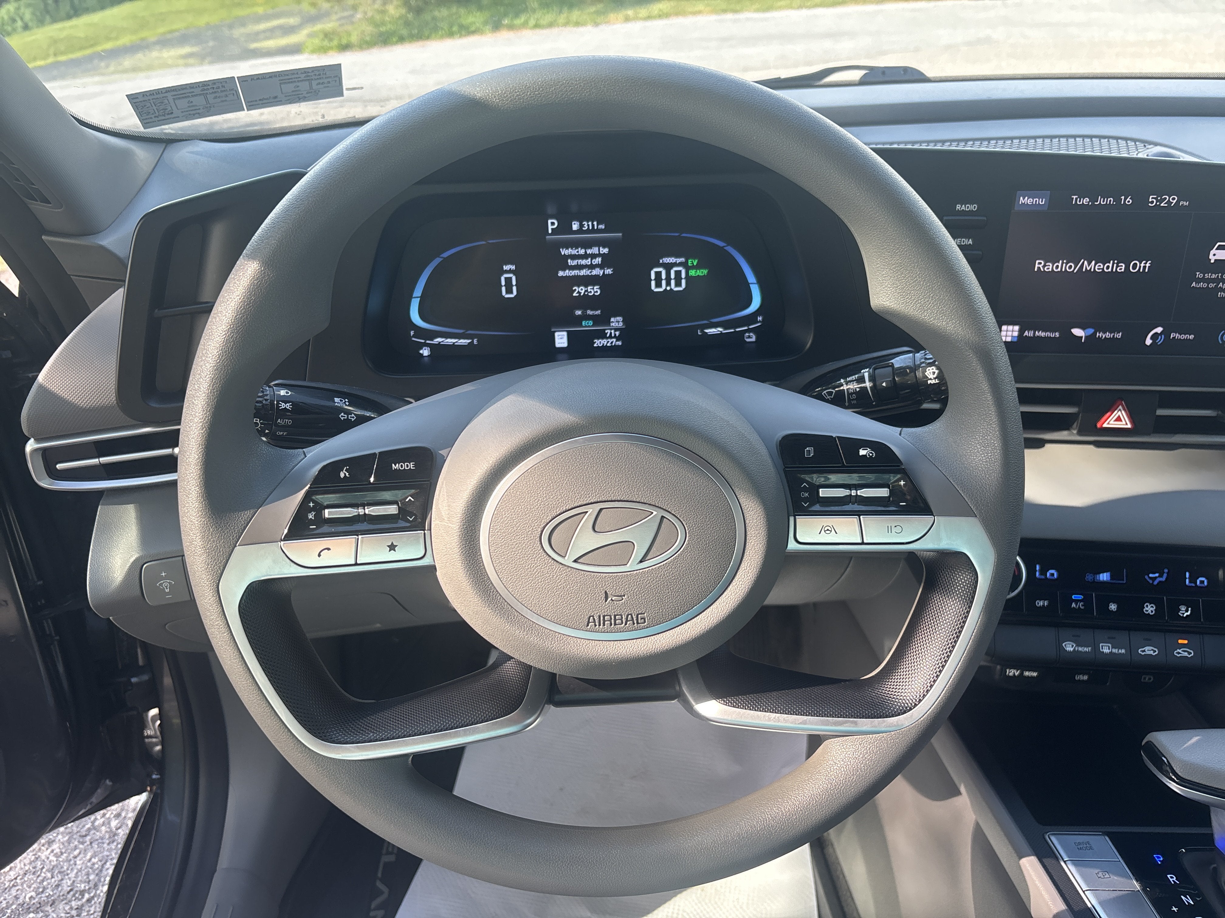 2025 Hyundai Elantra Hybrid Blue