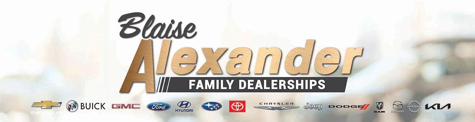 Blaise Alexander Chevrolet of Philipsburg family logos in Philipsburg PA